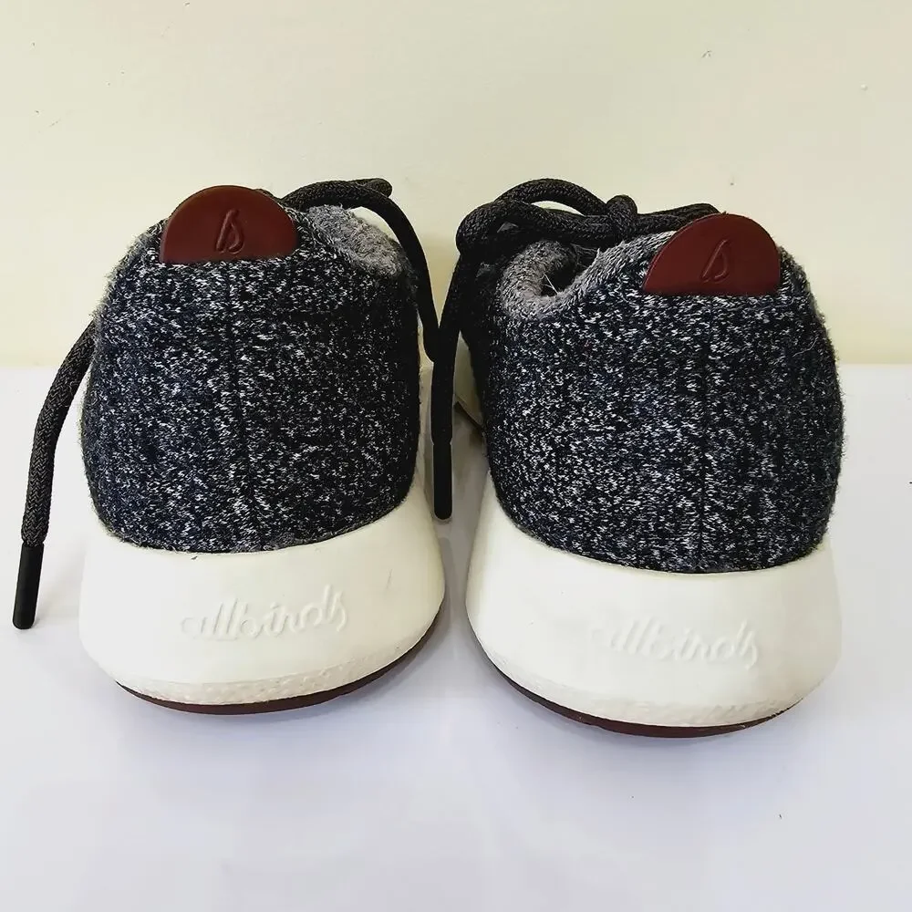 Allbirds Wool Runner Mizzle Sneakers Dark Grey Merino Wool Women's Size 7